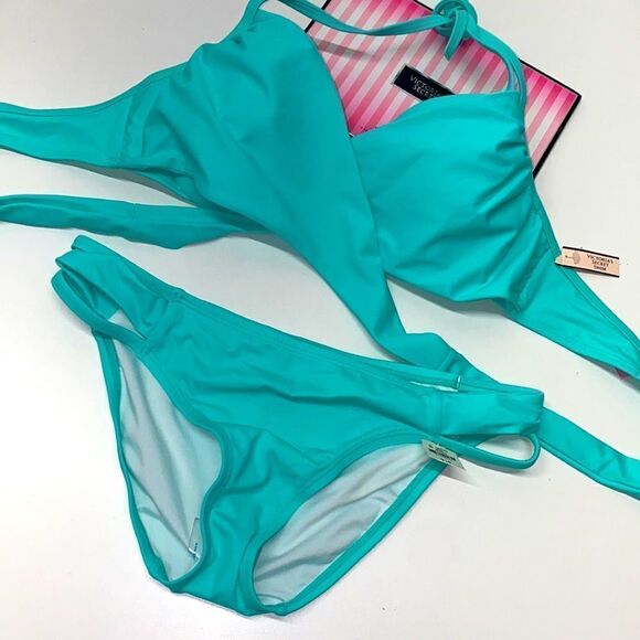 🔥VICTORIA SECRET Swimsuit 2pc 34D //Medium New#8 - Picture 1 of 8